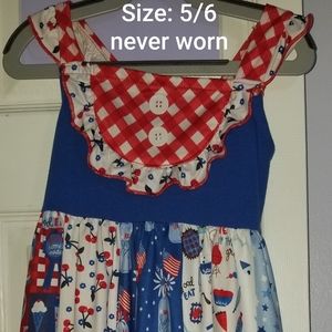 4th of July girls dress